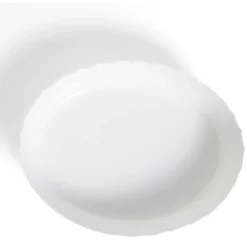 Plat à four en verre opale blanc 36,9x28,6xH8cm^Gifi Discount