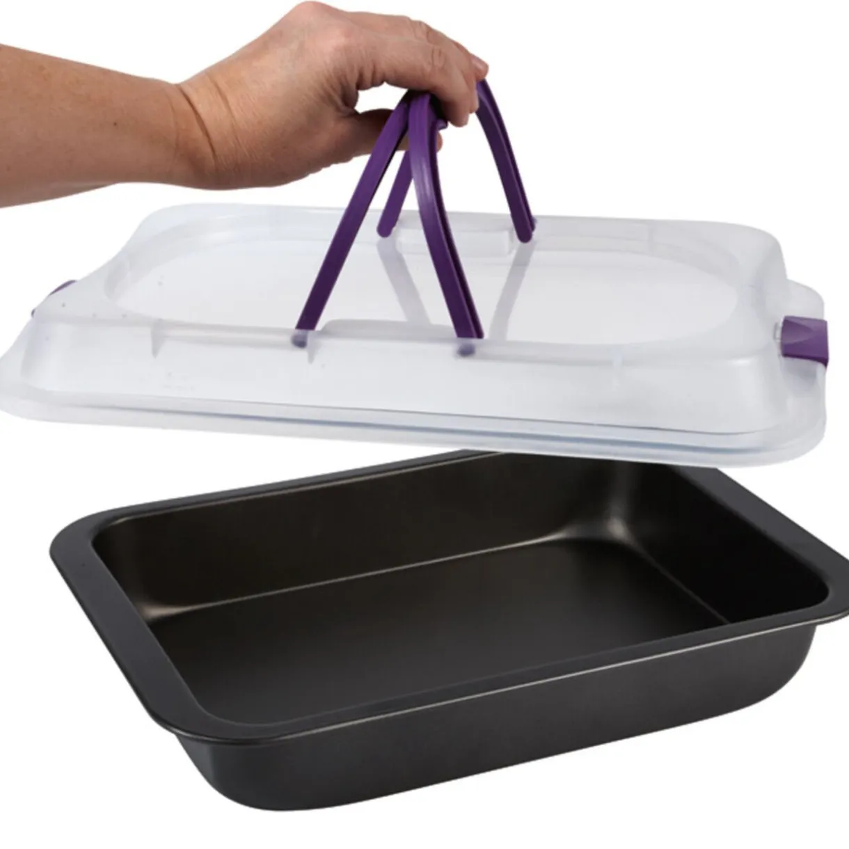 Plat à four et couvercle avec anses^Gifi Clearance