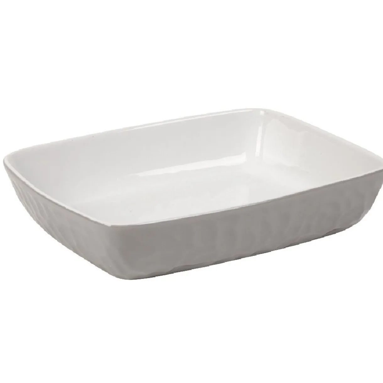 Plat à four martelé gris blanc^Gifi Online
