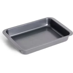 Plat à four métal noir 42x42xH6cm^Gifi Sale