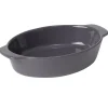 Plat à four ovale gris^Gifi