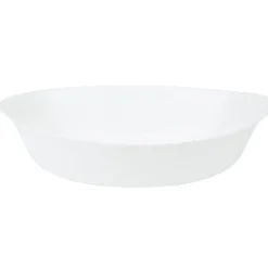 Plat à four ovale Luminarc verre blanc 32 cm^Gifi Online