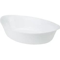 Plat à four ovale Luminarc verre blanc 32 cm^Gifi Online