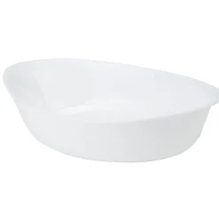 Plat à four ovale Luminarc verre blanc 25 cm^Gifi Outlet