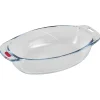 Plat à four Pyrex ovale transparent 1,8L^Gifi Clearance