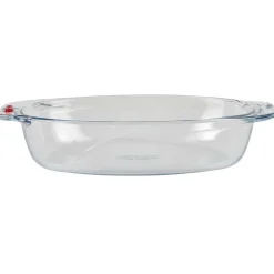 Plat à four Pyrex ovale transparent 1,8L^Gifi Clearance