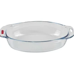 Plat à four Pyrex ovale transparent 1,8L^Gifi Clearance