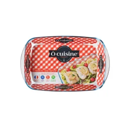 Plat à four rectangulaire en verre^Gifi Discount