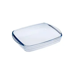 Plat à four rectangulaire verre transparent^Gifi Discount