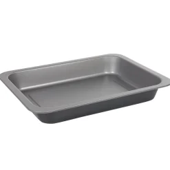 Plat à four rectangulaire gris revêtement anti adhérent^Gifi Hot