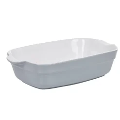 Plat à four rectangulaire gris blanc^Gifi Best