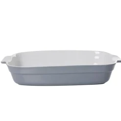 Plat à four rectangulaire gris blanc grand format^Gifi Best