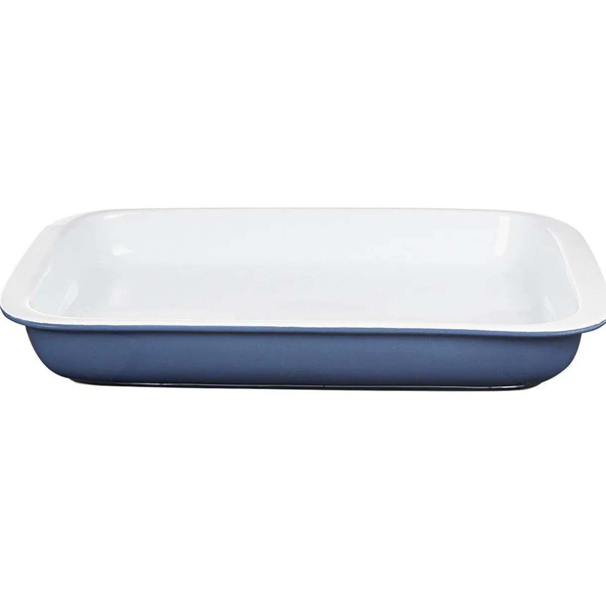 Plat à four rectangulaire bleu et blanc^Gifi Clearance