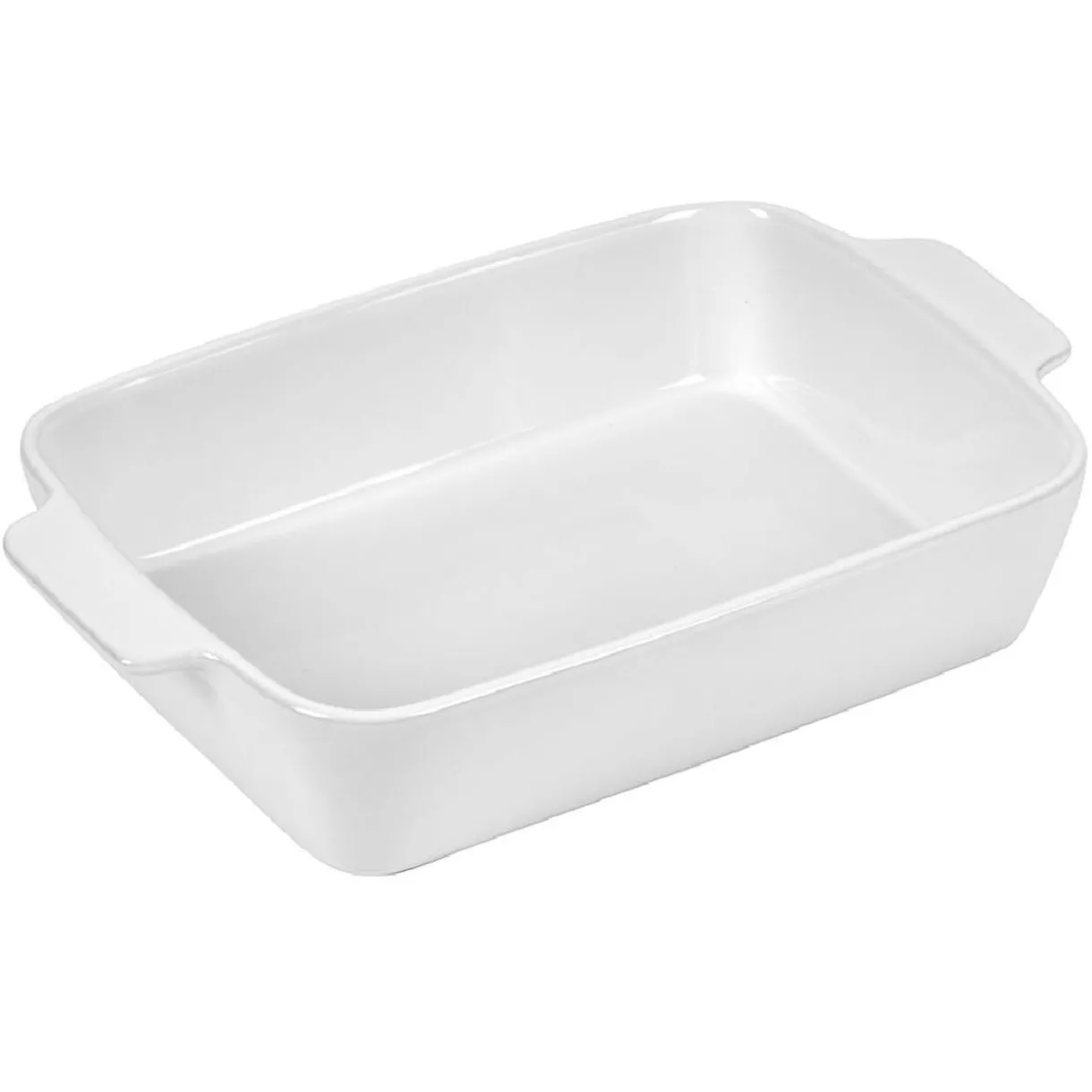 Plat à four rectangulaire avec poignées gris et blanc^Gifi Online