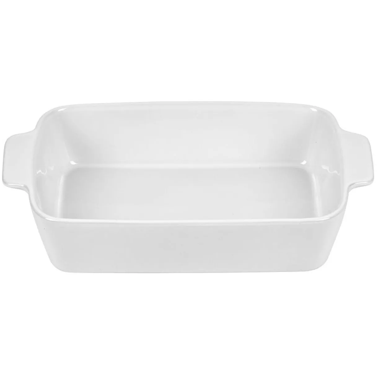 Plat à four rectangulaire avec poignées gris et blanc^Gifi Online
