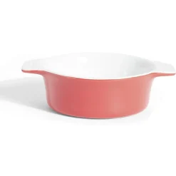 Plat à four rond en céramique rouge 13,5x17xH5cm^Gifi Hot