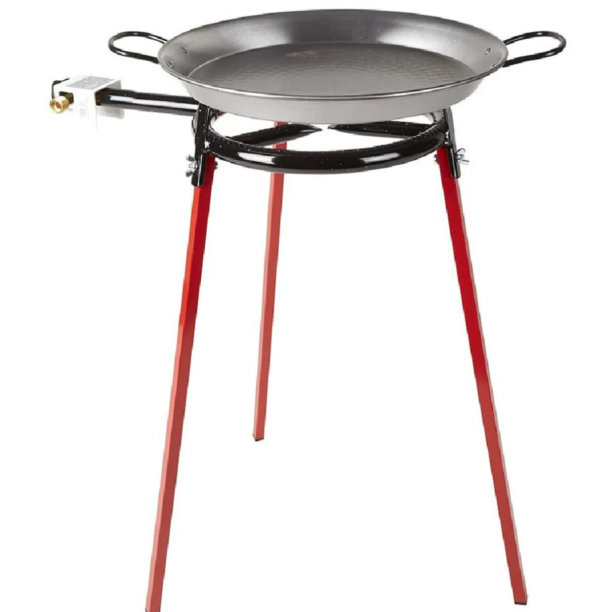 Plat à paella ø 40 cm avec réchaud gaz et trépied H66 cm^Gifi