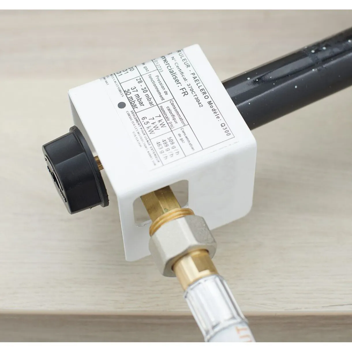 Plat à paella ø 40 cm avec réchaud gaz et trépied H66 cm^Gifi