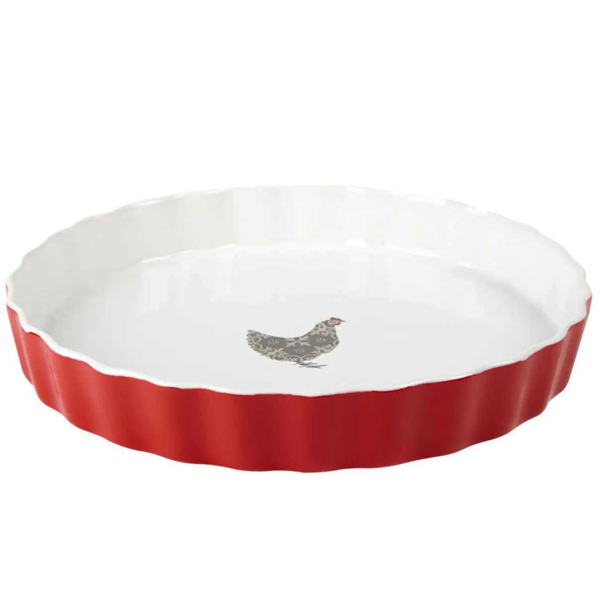 Plat à tarte motif poule^Gifi Online