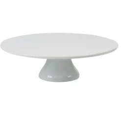 Plat à tarte sur pied blanc^Gifi Outlet