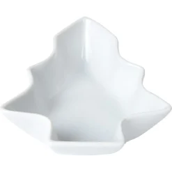 Plat apéritif porcelaine blanc 10x10xH.3,5 cm^Gifi Outlet