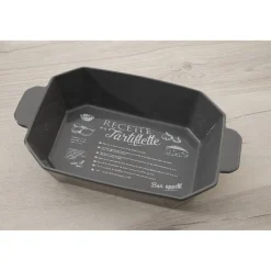 Plat de cuisson rectangulaire XXL design recette tartiflette^Gifi Outlet