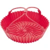 Plat de cuisson silicone multiusage silicone rouge^Gifi Online