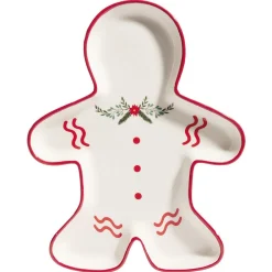 Plat de service en céramique forme bonhomme^Gifi Sale