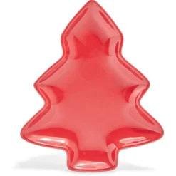 Plat en grès forme sapin de Noël^Gifi Best