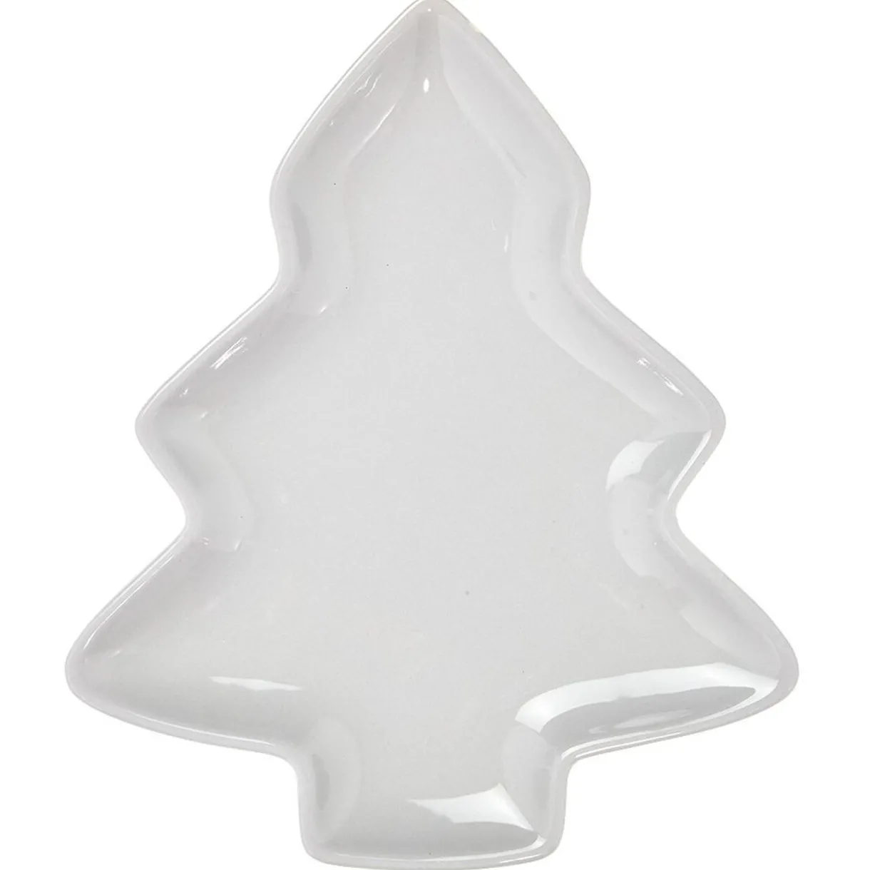 Plat en grès forme sapin de Noël^Gifi Best