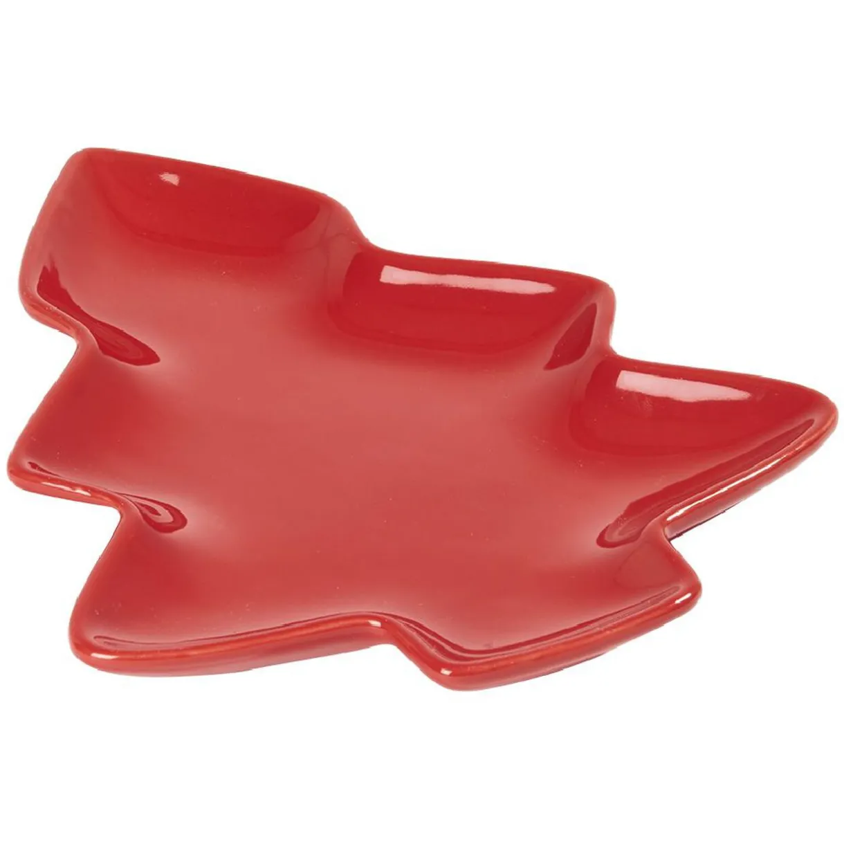 Plat en grès forme sapin de Noël^Gifi Best