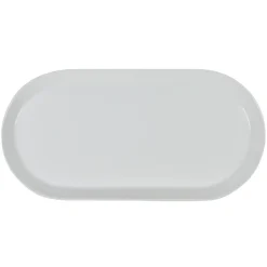 Plat ovale blanc^Gifi Hot