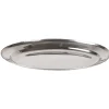Plat ovale en inox gris^Gifi Sale