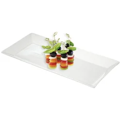 Plat service rectangle porcelaine^Gifi Discount