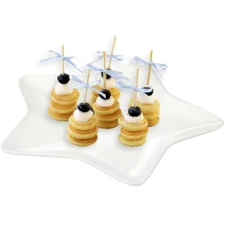 Plat service étoile porcelaine^Gifi Sale