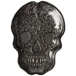 Plat tête de mort Halloween en verre^Gifi Discount