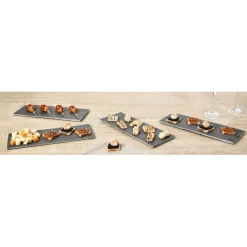 Plateau à apéritif ardoise x4^Gifi Best