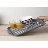 Plateau antidérapant gris et blanc^Gifi Clearance