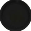 Plateau antidérapant rond noir^Gifi Online