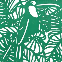 Plateau avec motif tropical ajouré et fond en verre^Gifi Sale