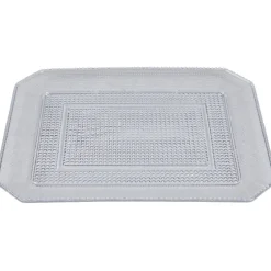 Plateau blanc rectangulaire luxe^Gifi Hot