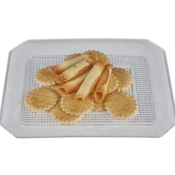 Plateau blanc rectangulaire luxe^Gifi Hot