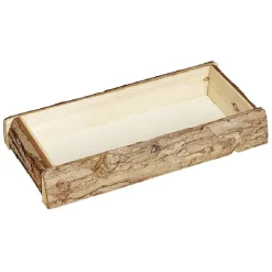 Plateau bois effet écorce L.29xH.5xl.15cm^Gifi Sale