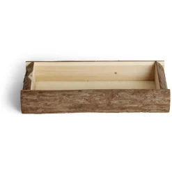 Plateau bois effet écorce L.29xH.5xl.15cm^Gifi Sale