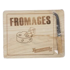 Plateau de fromage avec couteau^Gifi