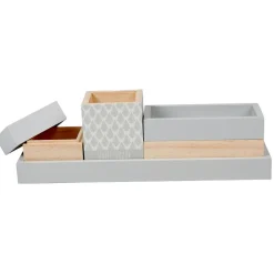 Plateau de rangement déco bois gris naturel^Gifi Hot