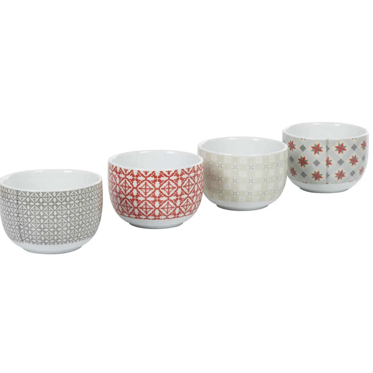 Plateau de service et bols carreaux de ciment 4 design^Gifi