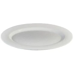 Plateau de service ovale martelé blanc^Gifi Outlet