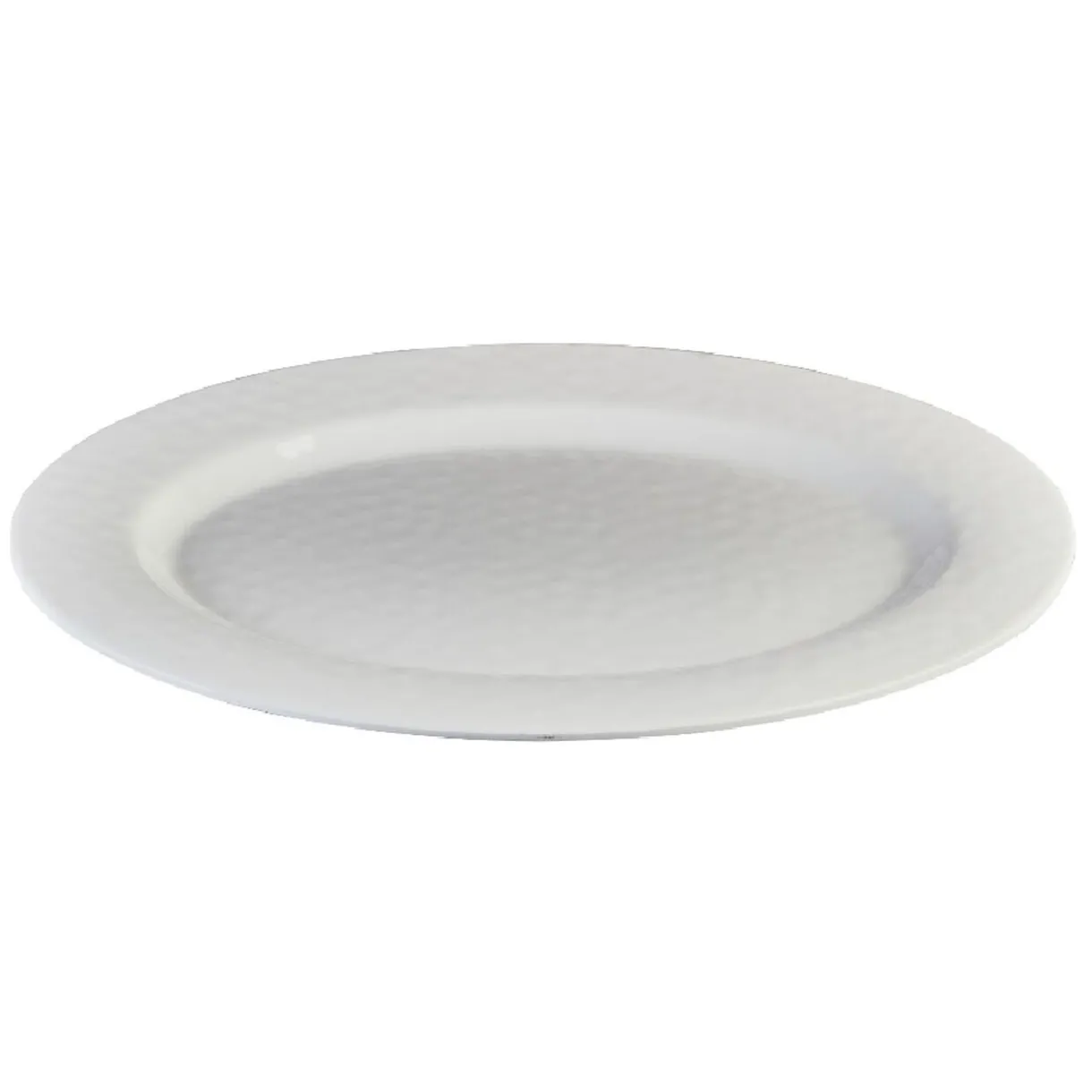 Plateau de service ovale martelé blanc^Gifi Outlet