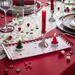 Plateau de service rectangulaire mélaminé Noël traditionnel 18,8x37,4cm^Gifi Best